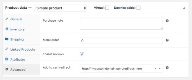add to cart redirect for woocommerce simple product