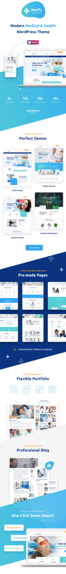 Medify - Chủ đề WordPress về sức khỏe & phòng khám - 1