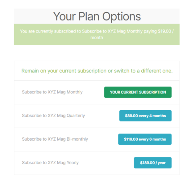 One Page Subscription Switch 2