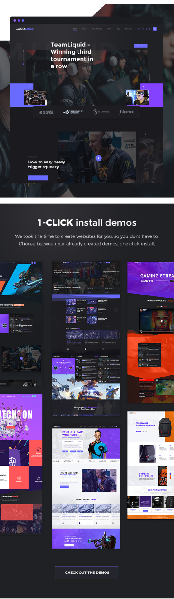 Respawn - Esports Gaming WordPress Theme - 4