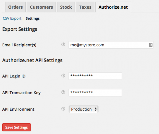 woocommerce authorize net reporting export page 550x465 1