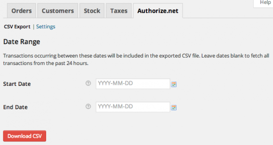 woocommerce authorize net reporting settings page 550x292 1