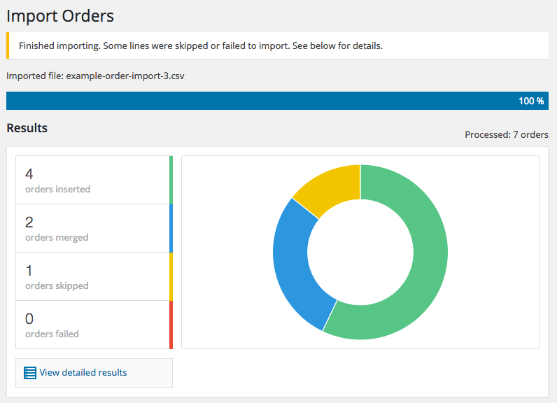 woocommerce customer order csv import suite import progress