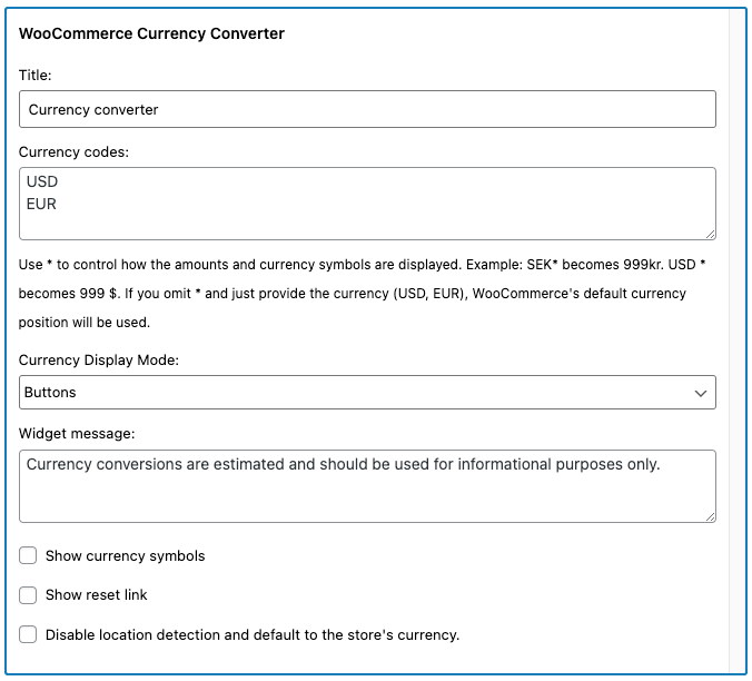 wc currency converter widget form 1