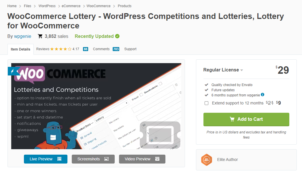 WooCommerce Lottery