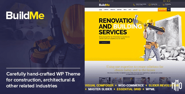 BuildMe – Construction & Architectural WP Theme