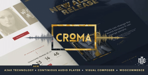 Croma – Responsive Music WordPress Theme