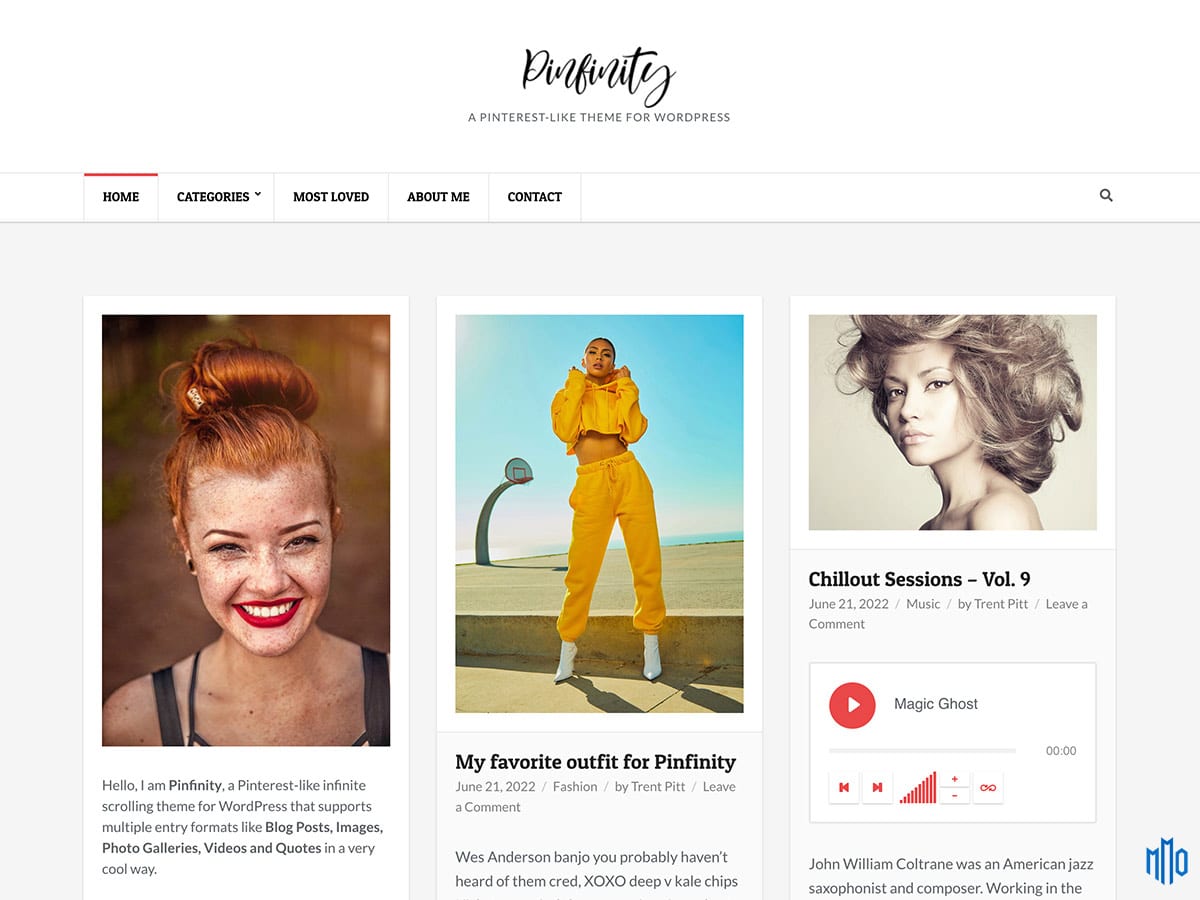 CSS Igniter Pinfinity WordPress Theme