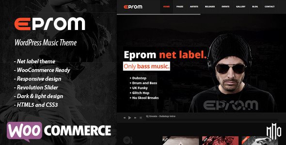 Epron – Responsive Music & Events WordPress Theme