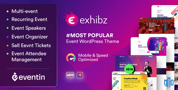 Exhibz Event Conference WordPress Theme