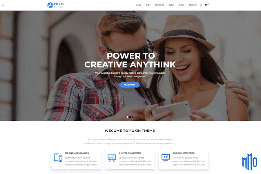 Foxin – Responsive Business WordPress Theme