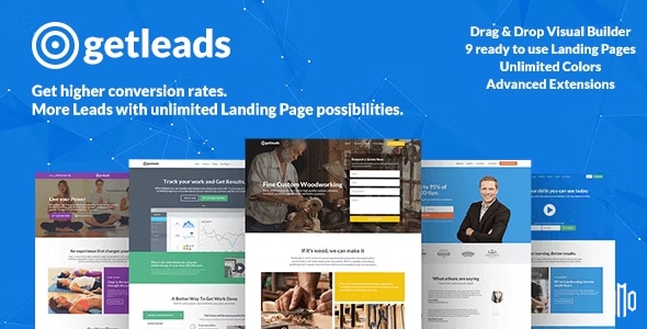 Getleads High-Performance Landing Page WordPress Theme giới thiệu