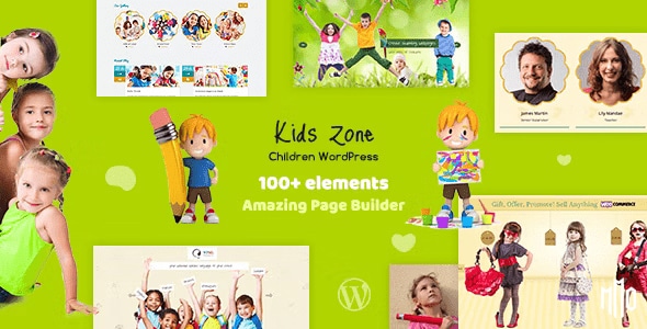 Kids Zone Children & Kids WordPress Theme