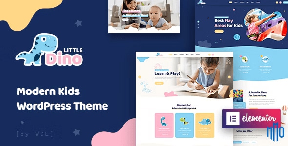 Littledino – Modern Kids WordPress Theme