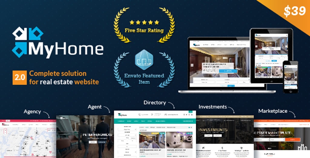 MyHome – Real Estate WordPress Theme