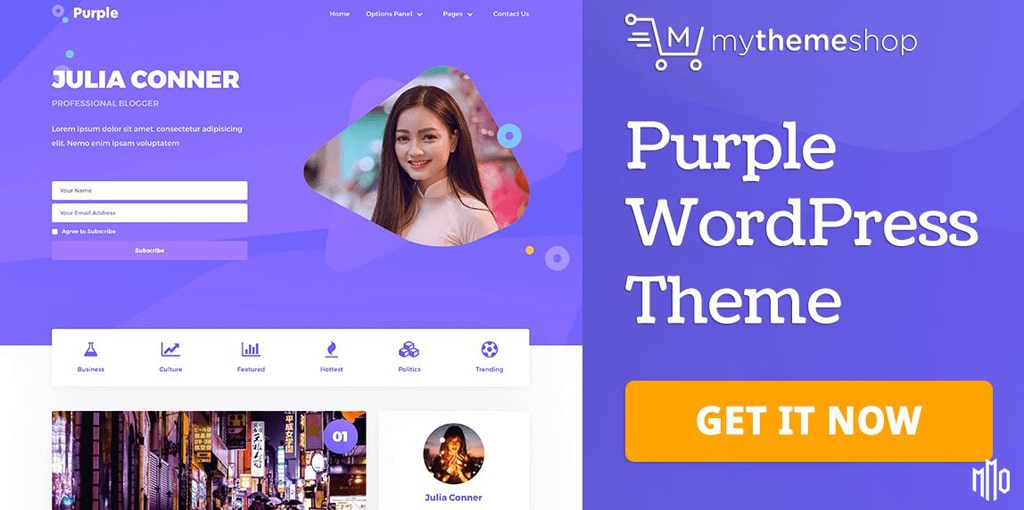 MyThemeShop Purple