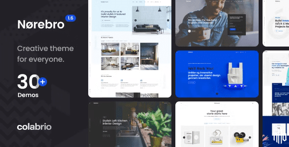 Norebro – Creative Multipurpose WordPress Theme