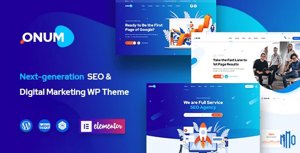 Onum – SEO & Marketing Elementor WordPress Theme