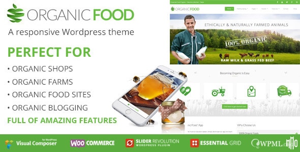 Organic Shop (Responsive WooCommerce Theme)