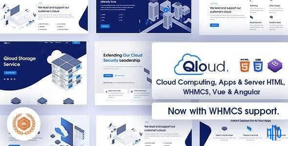 Qloud – Cloud Computing, Apps & Server WordPress Theme