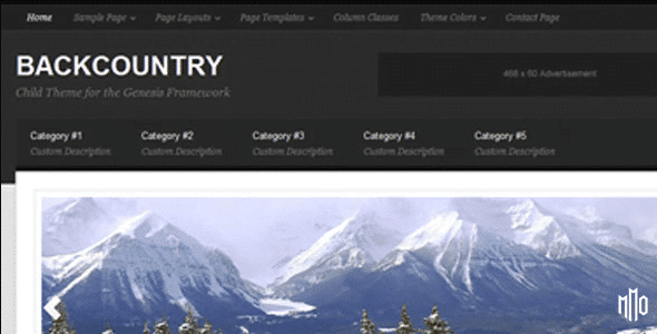 StudioPress Backcountry Genesis WordPress Theme