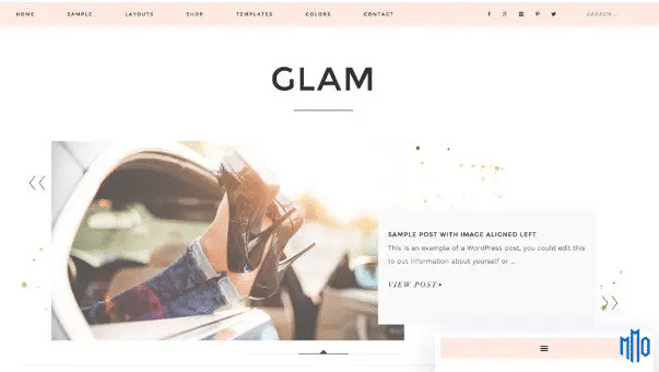 StudioPress Glam Pro Genesis WordPress Theme