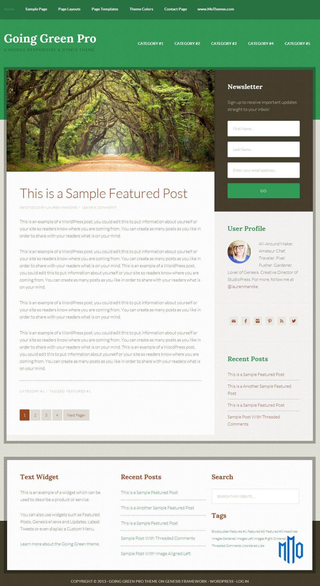 StudioPress Going Green Pro Genesis WordPress Theme