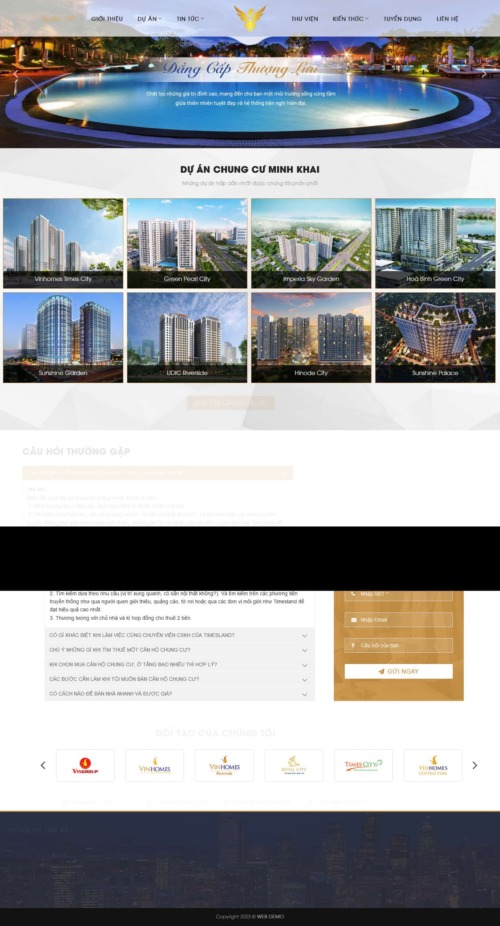 Mẫu web Theme WordPress bds 33