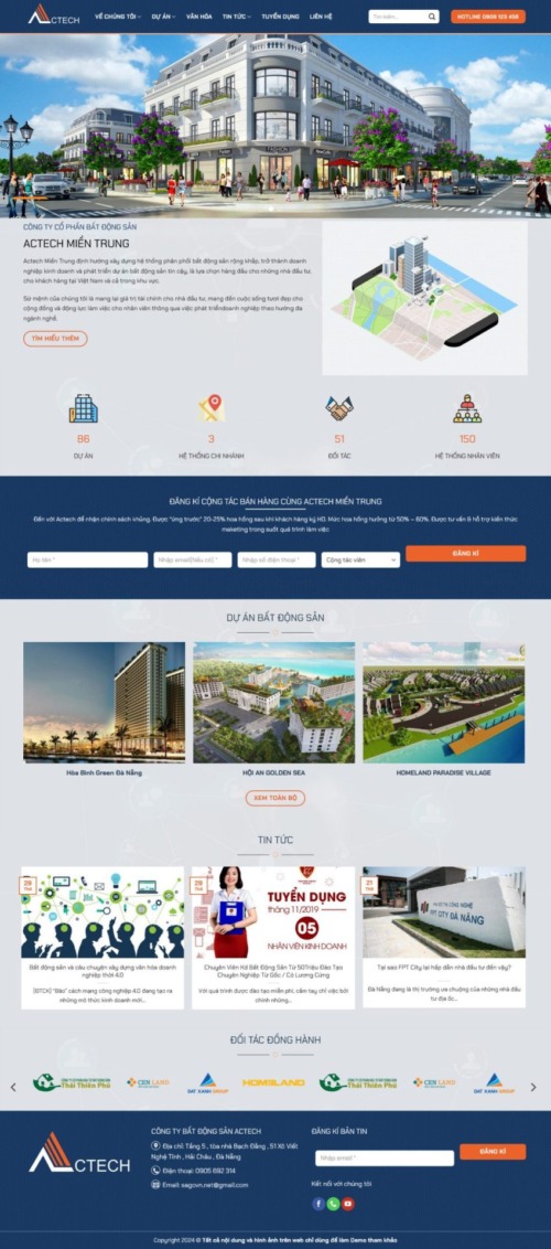Mẫu web Theme WordPress bds 41