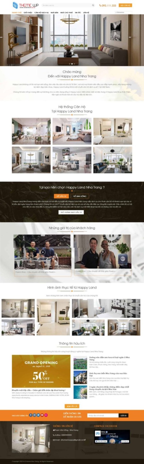 Mẫu web Theme WordPress bất động sản 11