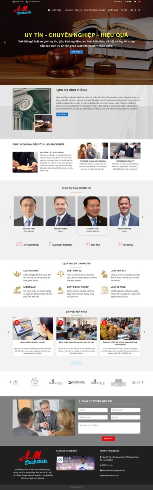 Mẫu web Theme WordPress luật sư 4