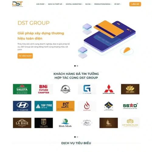 Mẫu web Theme WordPress marketing 03