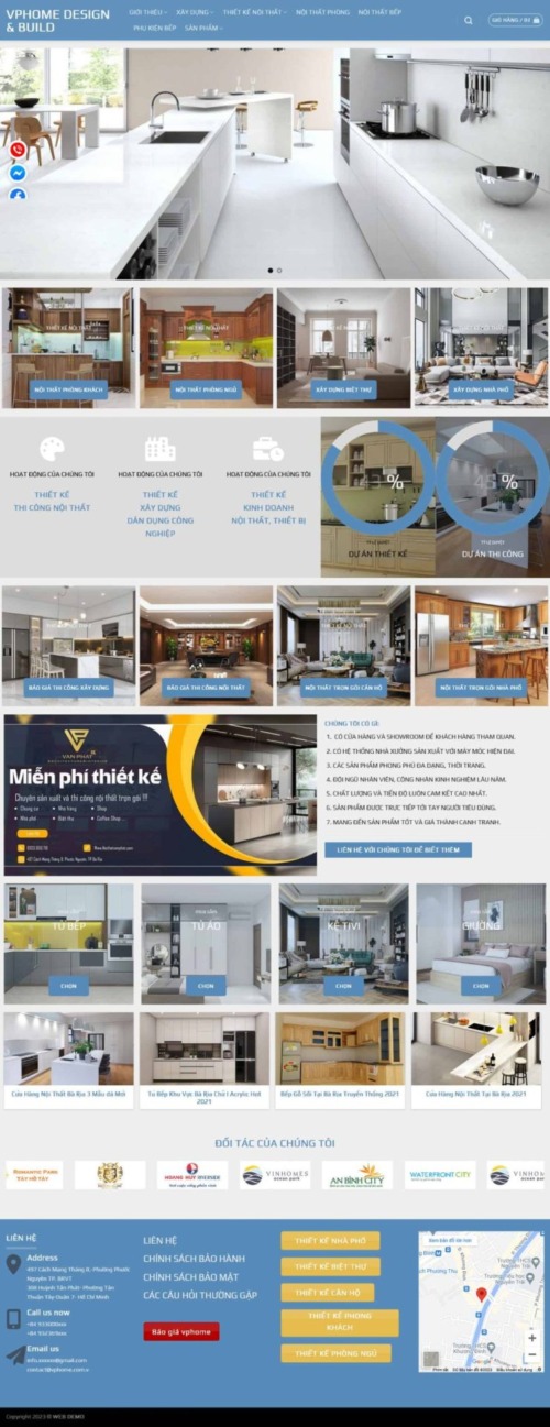 Mẫu web Theme WordPress nội thất 28