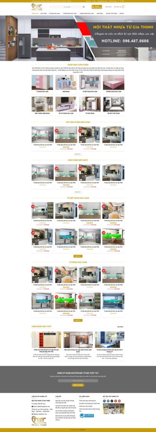 Mẫu web Theme WordPress nội thất 29