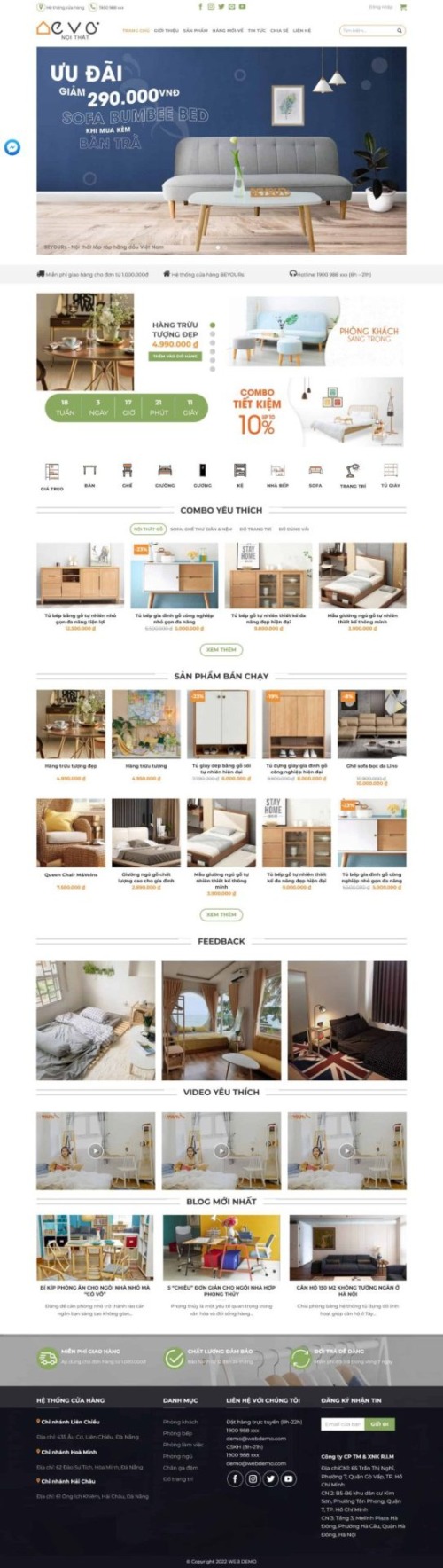 Mẫu web Theme WordPress nội thất 31