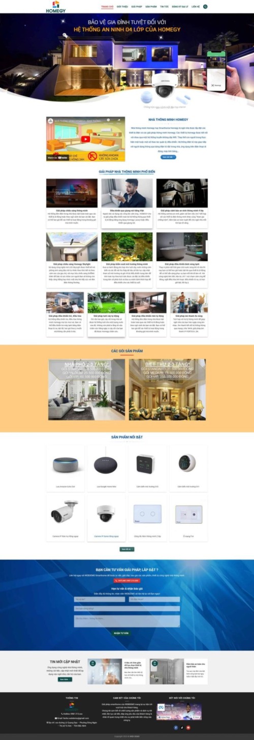 Mẫu web Theme WordPress smarthome 2