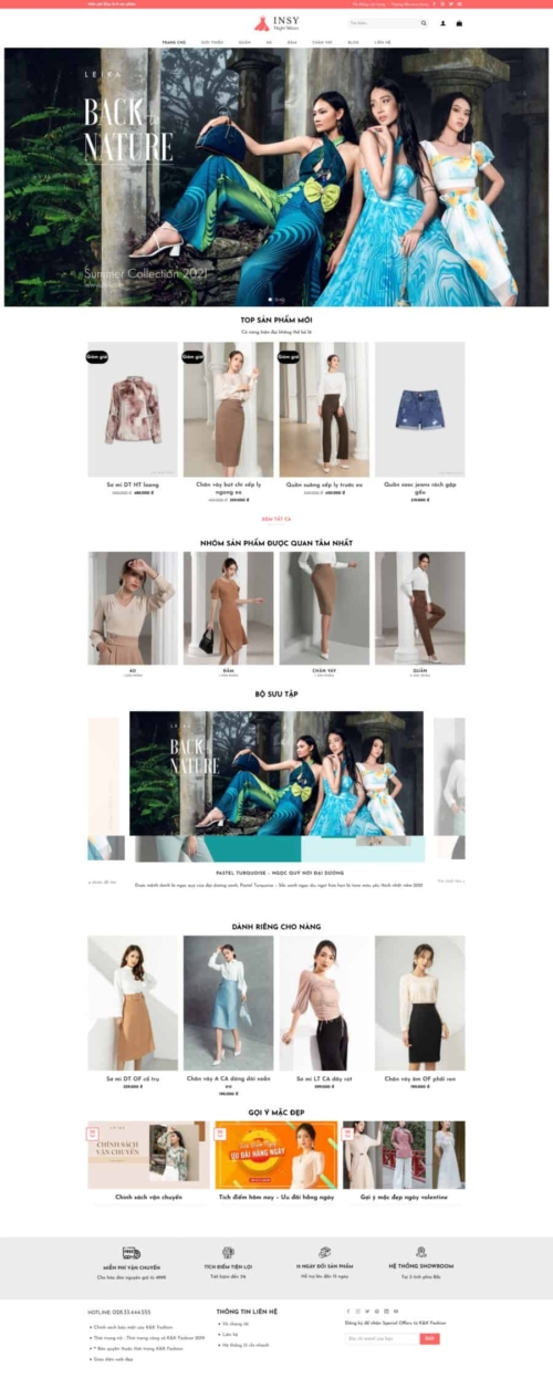Theme wordpress shop thời trang fix 9/3/2025