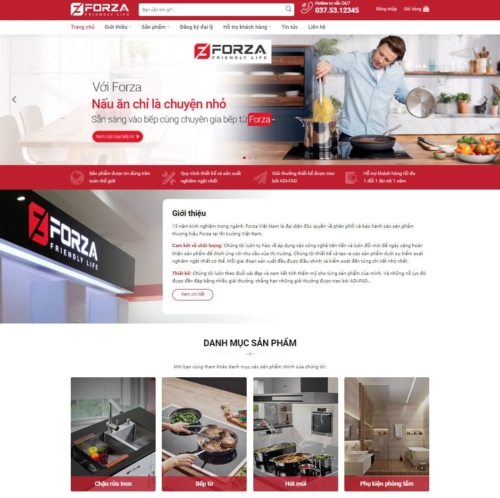 Theme wordpress bán bếp từ 03 – bếp điện – thiết bị bếp