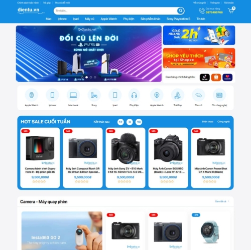 Theme wordpress bán đồ công nghệ 04