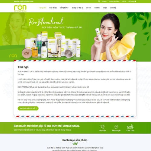 Theme wordpress bán dược phẩm và mỹ phẩm 04