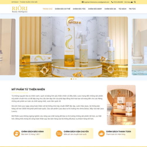 Theme wordpress bán mỹ phẩm 16