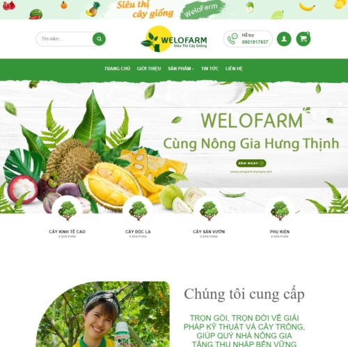Theme wordpress bán nông sản 05