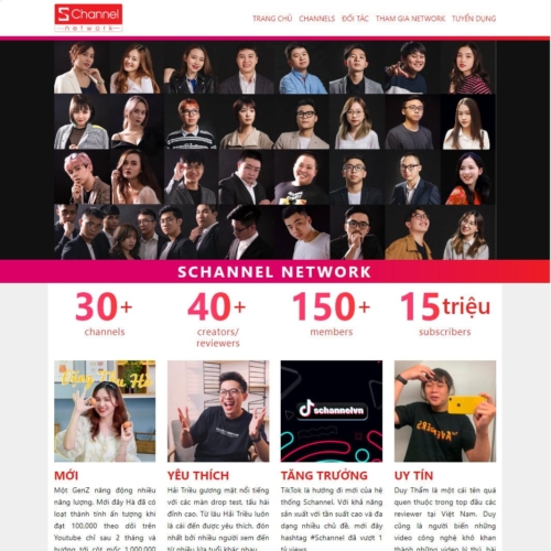 Theme wordpress channel network