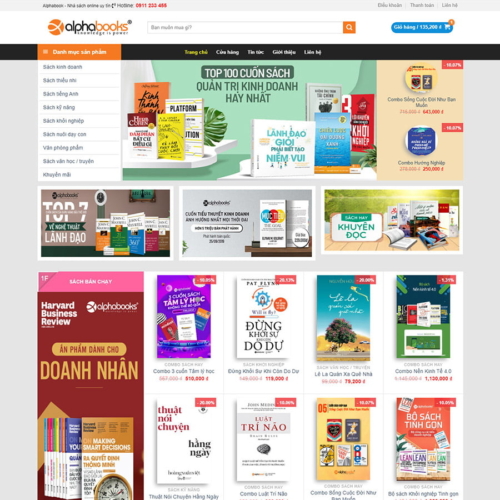 Theme wordpress Flatsome bán sách