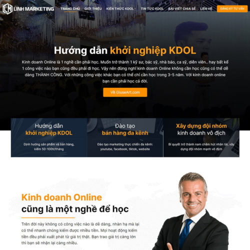 Theme wordpress landing page giới thiệu cá nhân