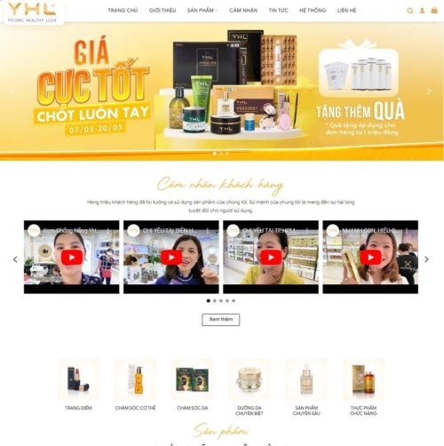 Theme wordpress mỹ phẩm 24