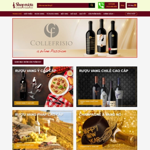 Theme wordpress shop rượu 03