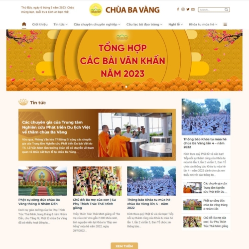 Theme wordpress tin tức phật giáo