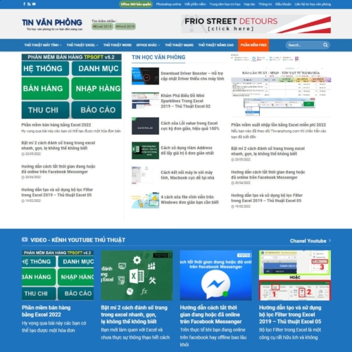 Theme wordpress tin tức – thủ thuật tin học