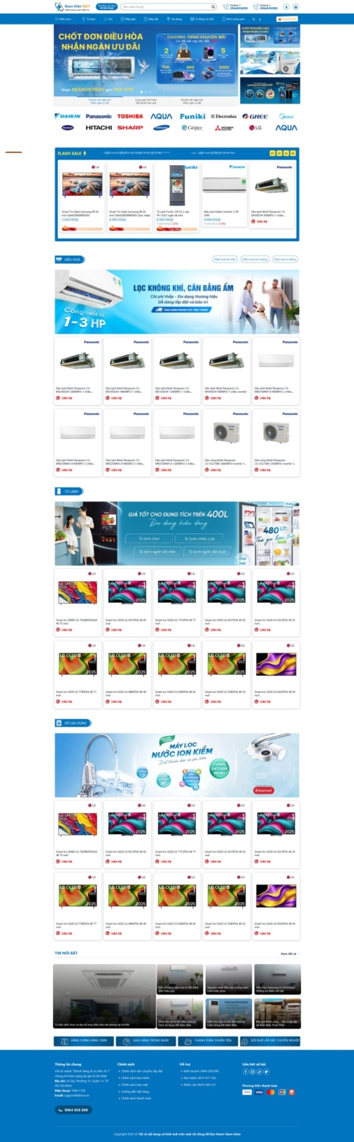 Theme wordpress bán điện máy 9